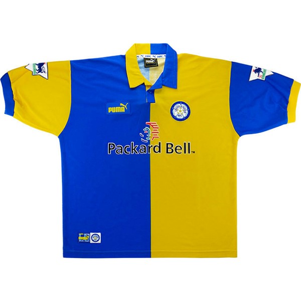 Tailandia Camiseta Leeds United 1st Retro 1998 1999 Amarillo